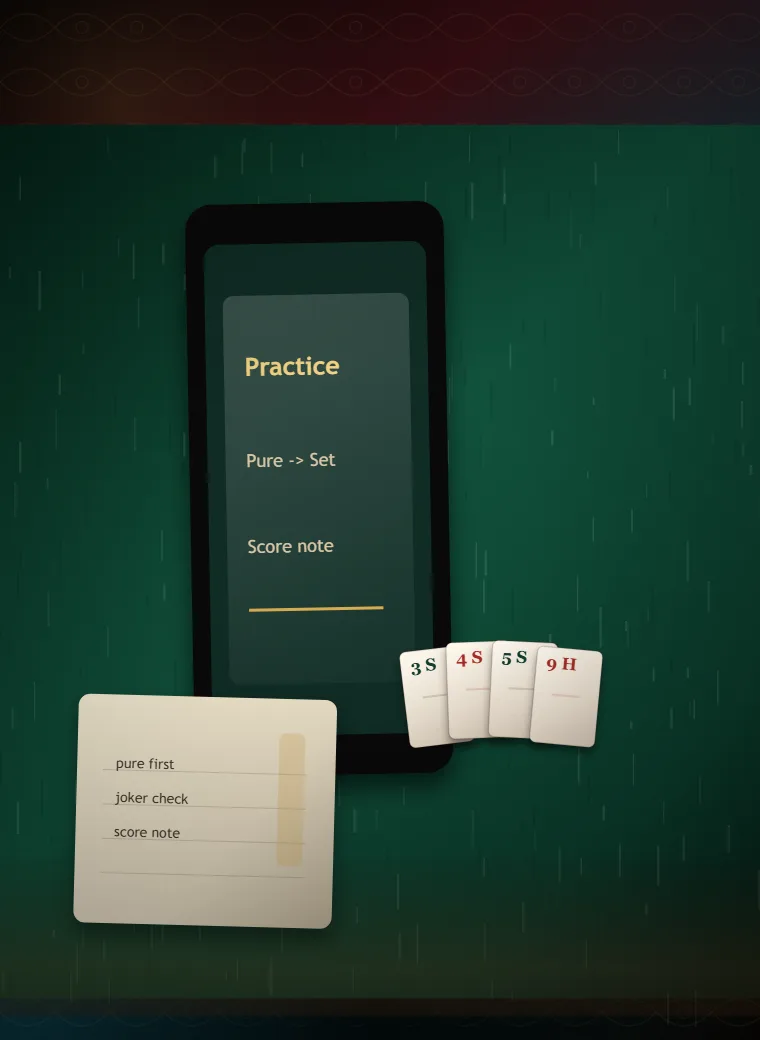 BestRummyBonus homepage no cash rummy practice boundary with cards and checklist